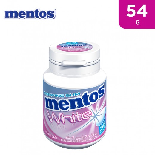 Mentos Sugar Free White Tutti Frutti Chewing Gum 54 g - delivered by Taw9eel Fast