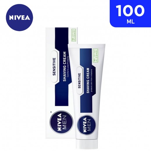 Nivea For Men Sensitive Shaving Cream 100 ml - delivered by Taw9eel Fast