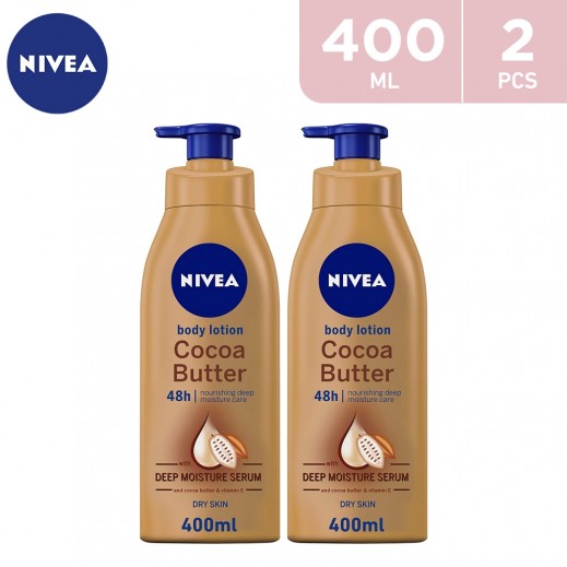 Nivea Coco Butter Body Lotion 2 × 400 ml  - delivered by Taw9eel Fast