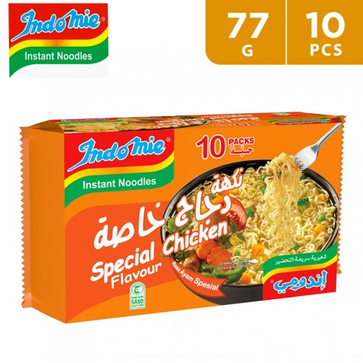 Indomie Special Chicken Noodles 10 x 77 g (New) - delivered by Taw9eel Fast