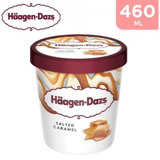 Haagen-Dazs Salted Caramel Ice Cream - 460 ml - delivered by Taw9eel Fast