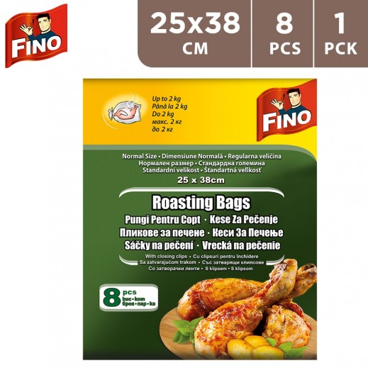Fino Roasting Bags 25 x 38 CM (8 Pieces) - delivered by Taw9eel Fast