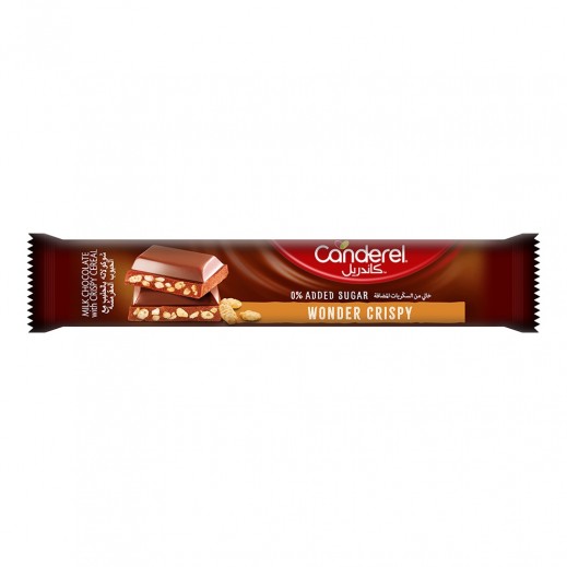 Canderel 0% Added Sugar Wonder Crispy Milk Chocolate Bar 27 g