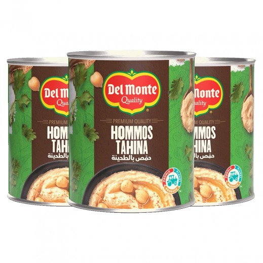 Del monte Premium Quality Hommos Tahina 3 x 400g