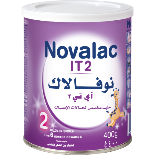 Novalac-IT2 Follow-on formula (6+ months) 400 g  - delivered by Taw9eel Fast