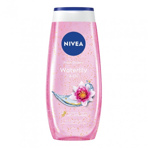 NIVEA Waterlily & Oil Shower Gel Caring Oil Pearls Waterlily Scent - 250ml