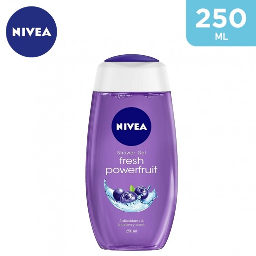 NIVEA Fresh Powerfruit Shower Gel Antioxidants 250ml - delivered by Taw9eel Fast