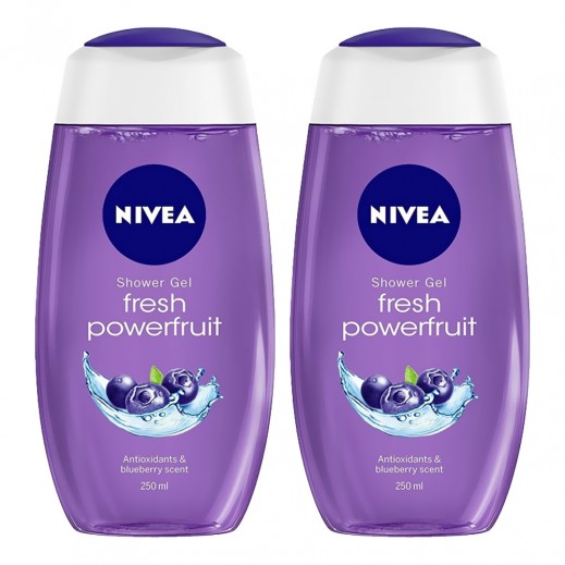 Nivea Power Fruit Relax Shower Gel 2 x 250ml