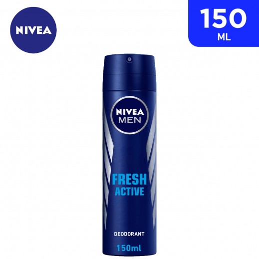 Nivea Men Fresh Active Deodorant Spray 150ml - delivered by Taw9eel Fast