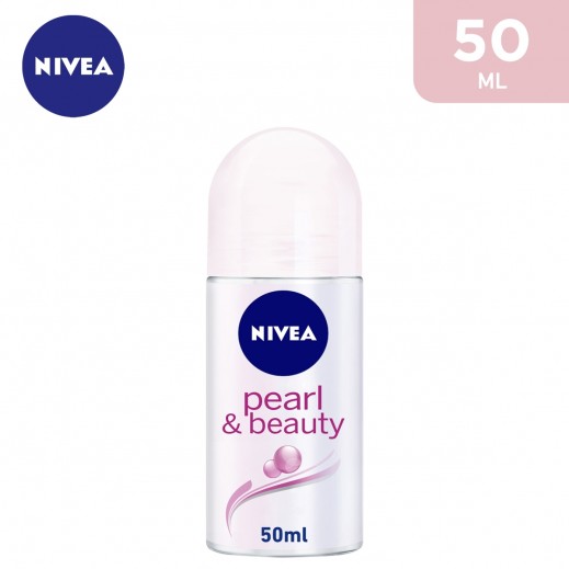 Nivea Pearl & Beauty Deodorant Roll On Women 50ml - delivered by Taw9eel Fast