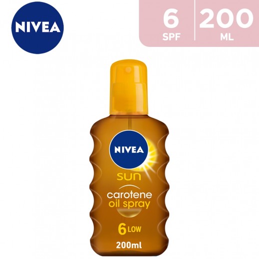 Nivea SPF 6 Sun Tanning Oil Spray 200 ml - delivered by Taw9eel Fast