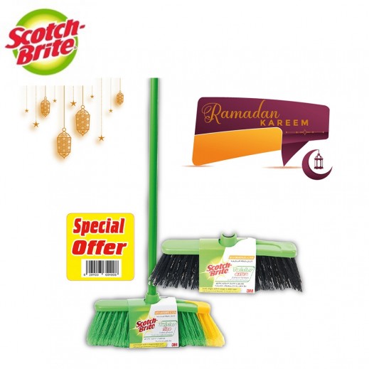 Scotch Brite Indoor + Outdoor Broom Special Offer