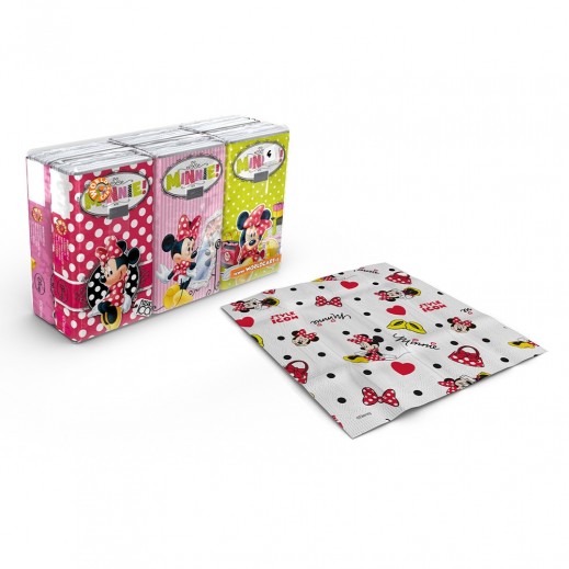 W.Cart Mickey And Minnie Tissue Handkerchiefs 6X9 Tissues