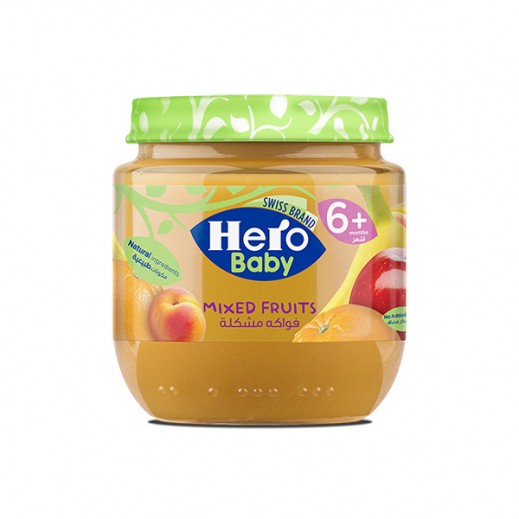 Hero Baby Food Jar -Mixed Fruit 130 g - delivered by Taw9eel Fast