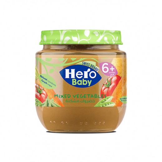 Hero Baby Food Jar -Mixed Vegetables 120 g - delivered by Taw9eel Fast