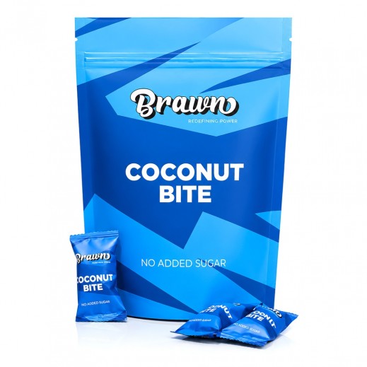 Brawn Coconut Bites No Added Sugar Chocolate 12 x 15g