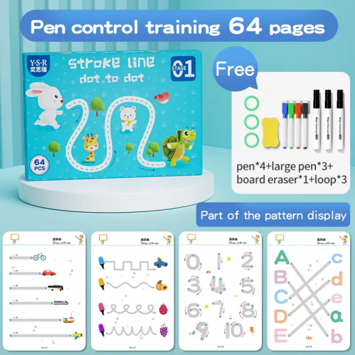Educational Cards Pen Control Training 3+ Years