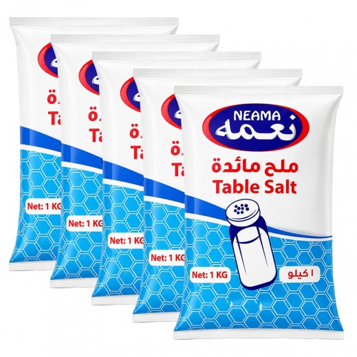 Neama Table Salt 5 x 1kg