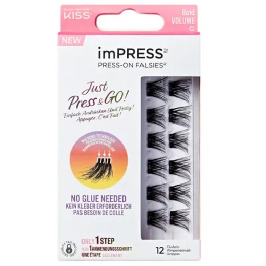 Kiss Impress Press On Falsies Bold Volume