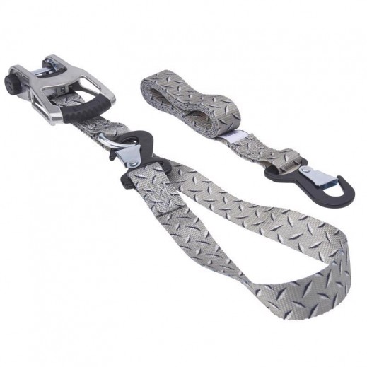 Keeper 1.25 in. W x 8 ft. L Gray Tie Down Straps With Ratchet 1000 lb - 2 Pack - delivered by Taw9eel within 1 working day 