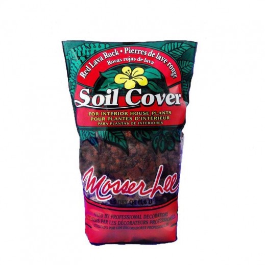 Mosser Lee Red Lava Rock Soil Cover 2 lb - delivered by Taw9eel within 1 working day 