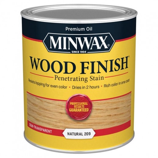 Minwax Wood Finish SemiTransparent Natural Oil Based Penetrating Wood Stain 1 qt - delivered by Taw9eel within 1 working day 