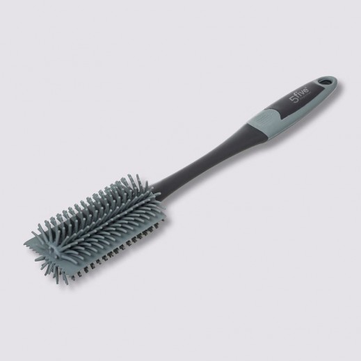 5Five Simply Smart Rubber Bottle Brush, Grey - delivered by Taw9eel within 1 working day 