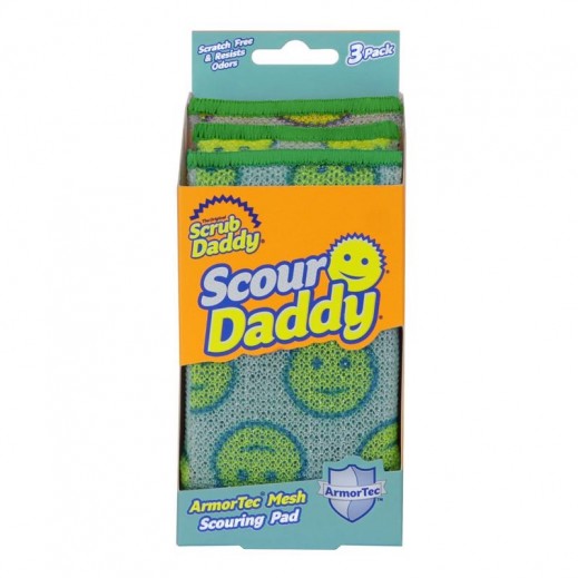 Scrub Daddy Scour Daddy Heavy Duty Sponge For Household 3 Pk - delivered by Taw9eel Fast