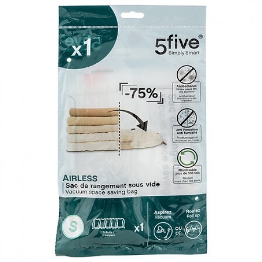 5Five Simply Smart Airless Vacuum Storage Bag Small - delivered by Taw9eel within 1 working day 