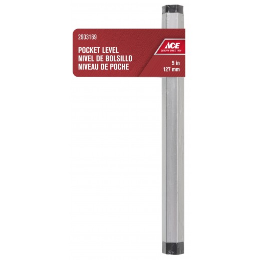 ACE Aluminum Pocket Level 127Mm (5 In) - delivered by Taw9eel within 1 working day 