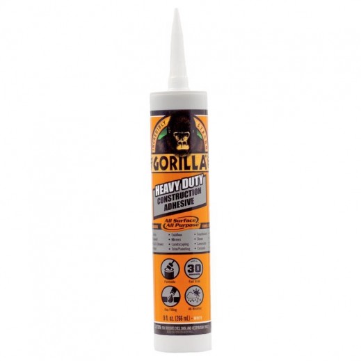 Gorilla All Purpose Construction Adhesive White 9 oz - delivered by Taw9eel within 1 working day 