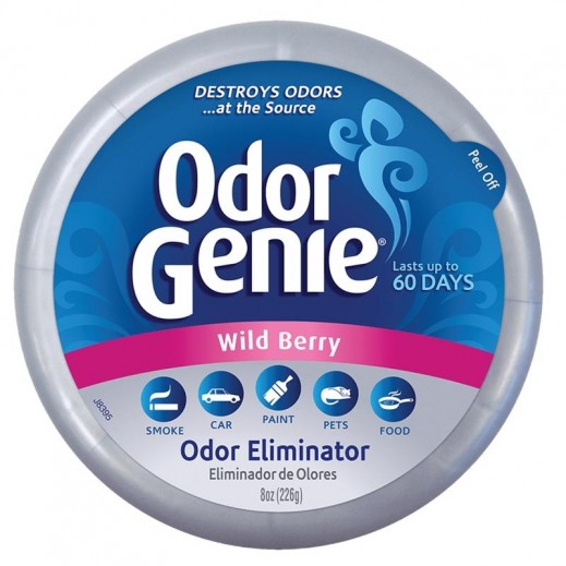 Odor Genie Berry Scent Odor Eliminator 8 oz Gel - delivered by Taw9eel within 1 working day 