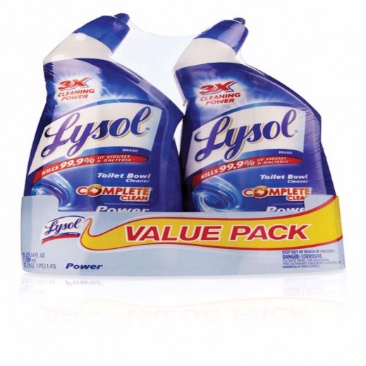 Lysol Complete Clean No Scent Toilet Bowl Cleaner 24 Oz Gel - delivered by Taw9eel within 1 working day 