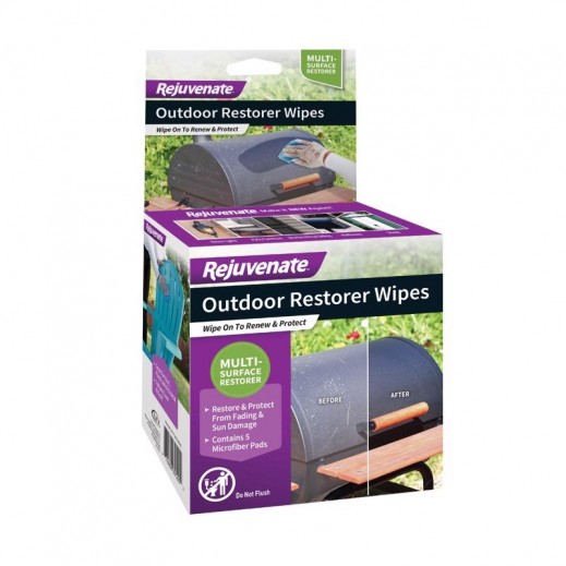 Rejuvenate Microfiber Restorer Wipe 4 X 4 inches 5 Pieces - delivered by Taw9eel within 1 working day 
