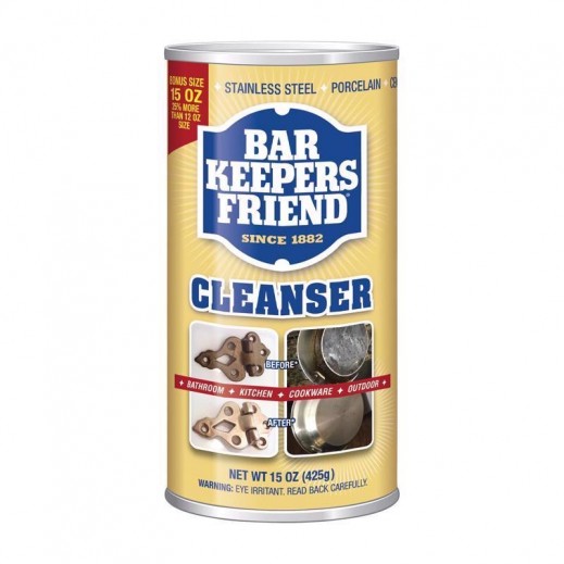 Bar Keepers Friend No Scent Stainless Steel Cleaner & Polish 15 oz - delivered by Taw9eel within 1 working day 