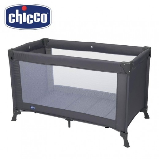 Chicco Travel Cot Good Night - Dark Grey - delivered by Alghanim Healthcare - Delivery within 3 working days