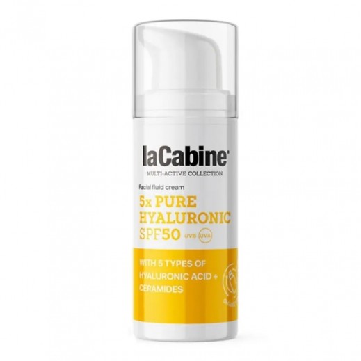 Lacabine Fluid Facial Cream 5x Pure Hyaluronic SPF50 - 30ml - delivered by Al Nasaem Cosmetic Co within 24 hours 