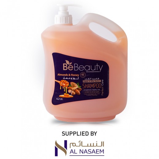 Be Beauty Almond & Honey Shampoo 4.2 L - delivered by Al Nasaem Cosmetic Co within 24 hours 