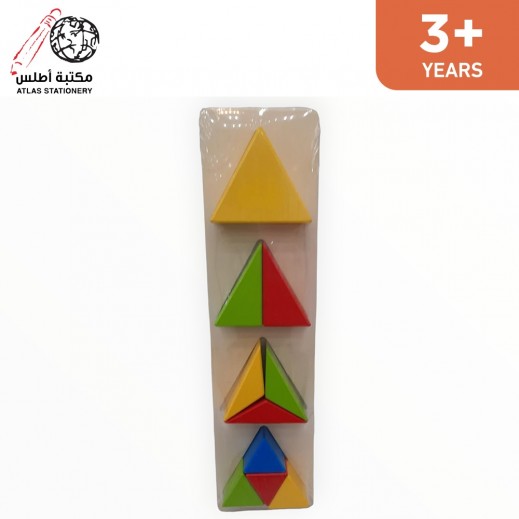 A&T - Puzzle 4 Divided Triangles - delivered by Atlas Stationary within 24 Hours