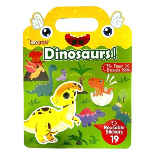 A&T Dinosaurs Reusable Stickers 19 Pieces - delivered by Atlas Stationary within 24 Hours
