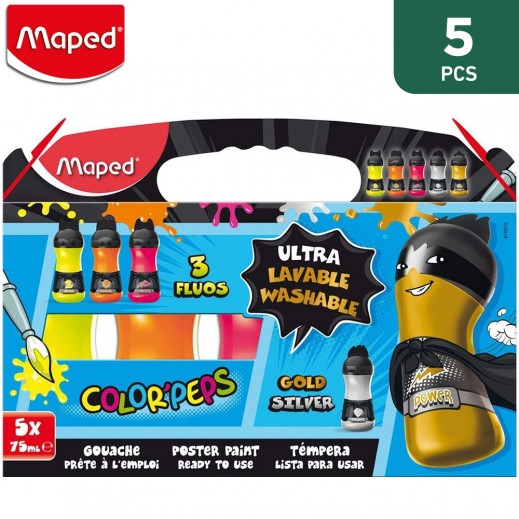 Buy Maped Poster Paint 5 Colors delivered by Atlas Stationary within