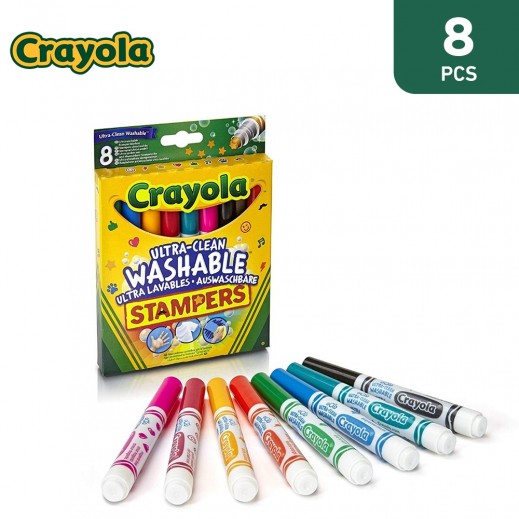 Crayola Ultra Clean 8 Marker Stampers - delivered by Atlas Stationary within 24 Hours