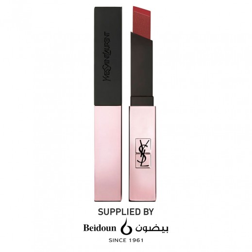 Yves Saint Laurent Rouge Pur Couture The Slim Glow Matte Lipstick 205 Secret Rosewood - delivered by Taw9eel Within 24 Hours 
