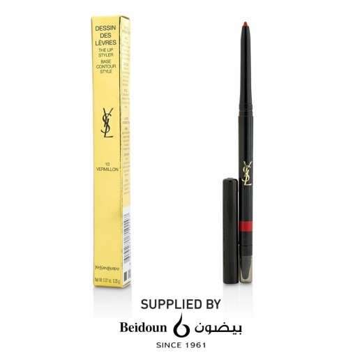 Yves Saint Laurent Dessin Des Levres Lip Styler 10 Vermillon - delivered by Taw9eel Within 24 Hours 