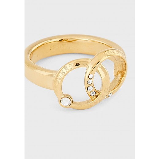 Guess Forever Links Ring Yellow Gold - delivered by Taw9eel Within 24 Hours 