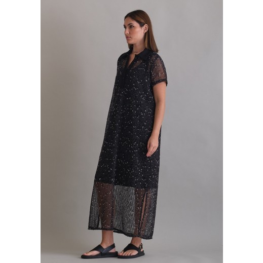 sea blue dress Buy Ishin Women's Embroidered Fit & Flare Online Size:3 (L) ff:bts_29042024 Black Wedding Dress with