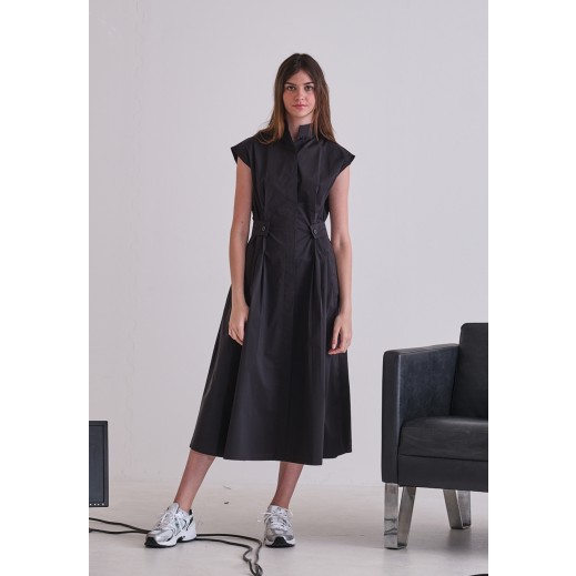 Black Waisted Dress by Dama  - delivered by Thouqi within 2 working days