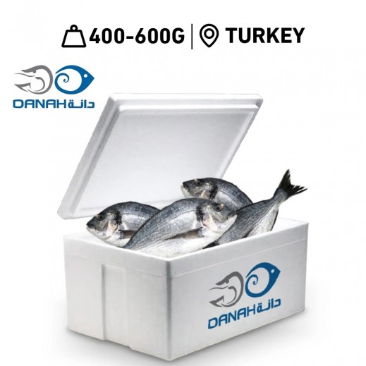 Danah Fresh Turkish Sea Bream Fish Box 400 - 600 g (10 kg) - delivered by Danah Fish within 6 working hours