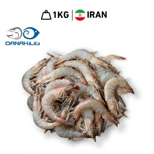 Danah Fresh Irani Farmed Shrimps 1 kg - delivered by Danah Fish within 6 working hours