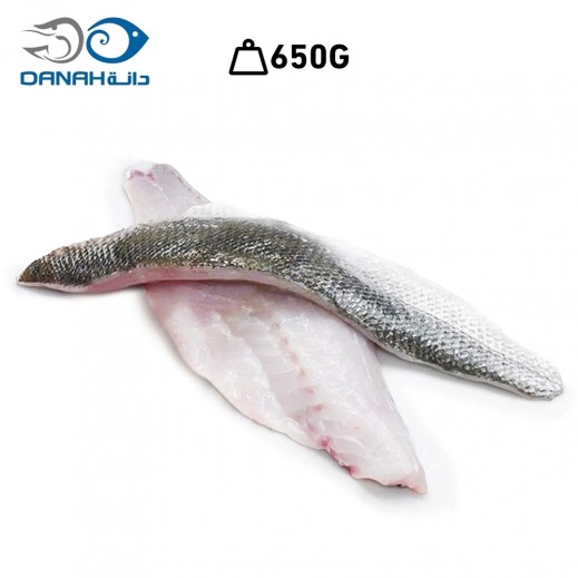 Danah Fresh Turkish Seabass Fillet with Skin 650 g - delivered by Danah Fish within 6 working hours